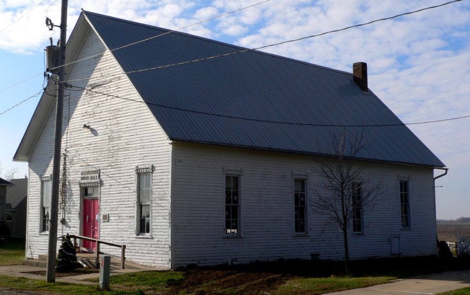 Allentown Union Hall (Illinois) from NE 1