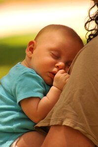 Infant cute sleep photo