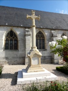 Allouville-Bellefosse (Seine-Mar.) croix de cimetière