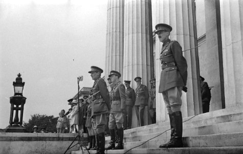 Alliance of soldiers of the United Nations was demonstrated at the occassion of , Bestanddeelnr 934-9346