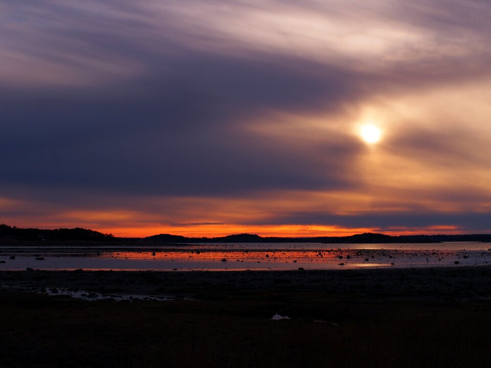Twilight sea the west coast