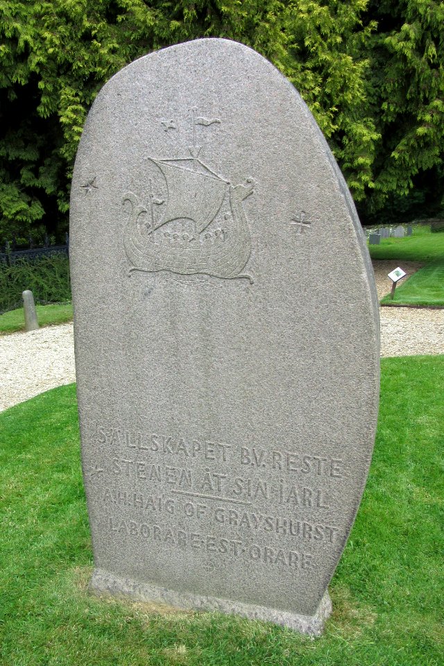 All Saints Church, Grayswood Road, Grayswood (June 2015) (Axel Haig Gravestone) (2)