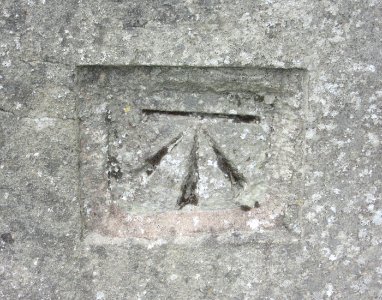 All Saints Church, High Street, Newchurch (May 2016) (Ordnance Survey Cut Mark)