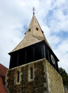All Saints Church, Grayswood Road, Grayswood (June 2015) (Spire)