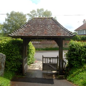All Saints Church, High Street, Headley (NHLE Code 1094029) (May 2021) (Lychgate)