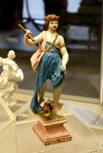 Allegory of January, model for statue in Seehof Castle garden, Ferdinand Tietz, Seehof, c. 1761-1764, painted limewood - Germanisches Nationalmuseum - Nuremberg, Germany - DSC02757