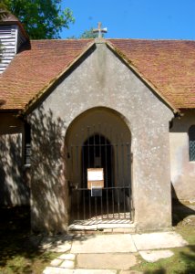 All Saints Church, off Nettlebeds Lane, Bighton (NHLE Code 1155172) (May 2021) (Entrance Porch)
