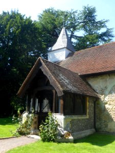All Saints Church, Manor House Lane, Little Bookham (May 2014) (Porch and Bellcote)