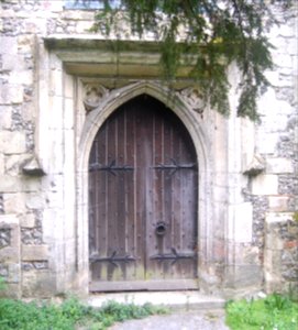 All Saints Church, Main Road, Hursley (NHLE Code 1095797) (May 2021) (Doorway)