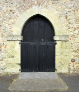 All Saints Church, High Street, Newchurch (May 2016) (Doorway)