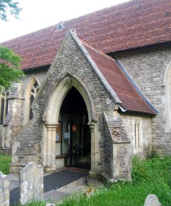 All Saints Church, Main Road, Hursley (NHLE Code 1095797) (May 2021) (Entrance Porch) (3)