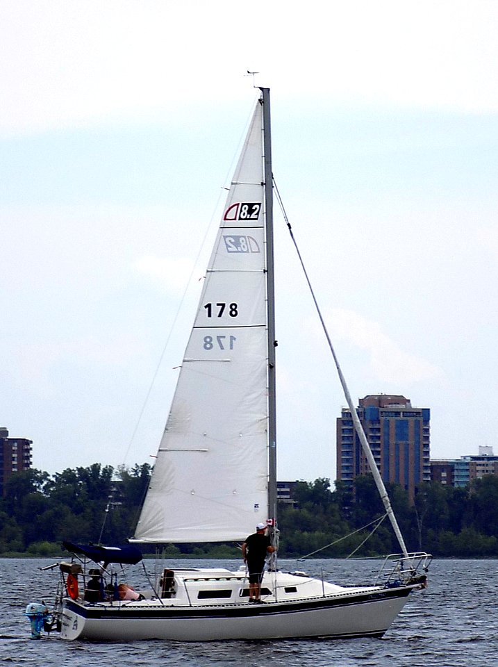 Aloha 8.2 sailboat Rocket Man 3598