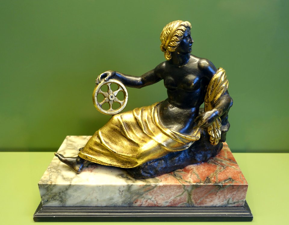 Allegory of the Goddess Traiana, Pier Jacopo Alari-Bonacosi, Mantua, c. 1500 AD, bronze - Bode-Museum - DSC02474