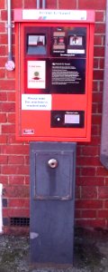 Almex AS-88 PERTIS (Permit to Travel) Machine at Wareham Station (2006)
