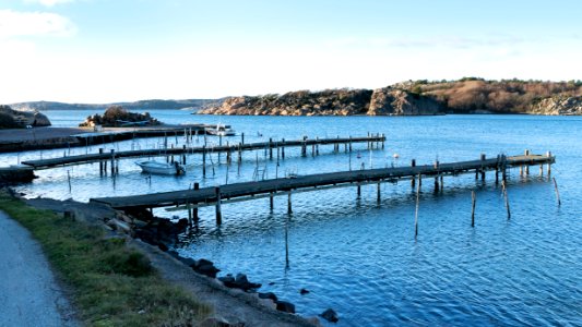 Almost empty jetties in Govik