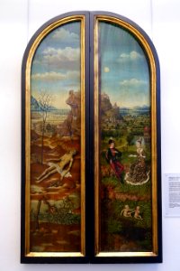 Allegory of Life and Death, Upper Rhine, c. 1480, painting on wood - Germanisches Nationalmuseum - Nuremberg, Germany - DSC02925