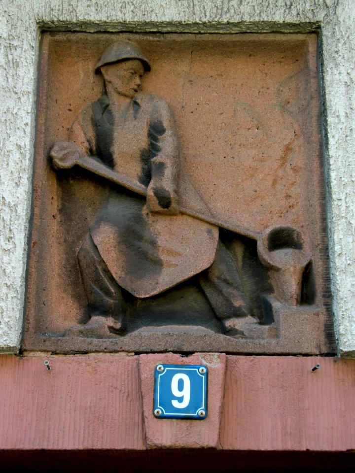 Altenberg Denkmal-Relief Zinngiesser