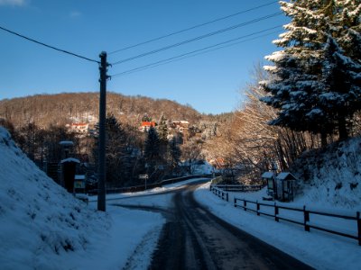 Altenbrak Bodebrücke Winter