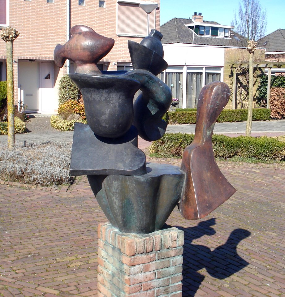 Alphen kunstwerk Marc groet 's morgens de dingen