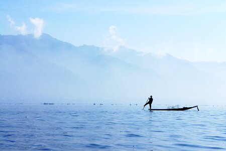 Rowing myanmar fishing