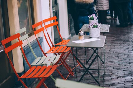 Outdoor cafe furniture cafe