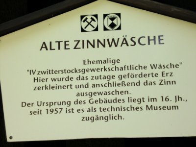 Altenberg Zwitterstockgewerkgeschäftliche Wäsche 06