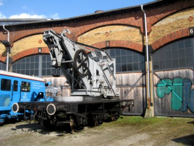Alter Eisenbahnkran Dresden