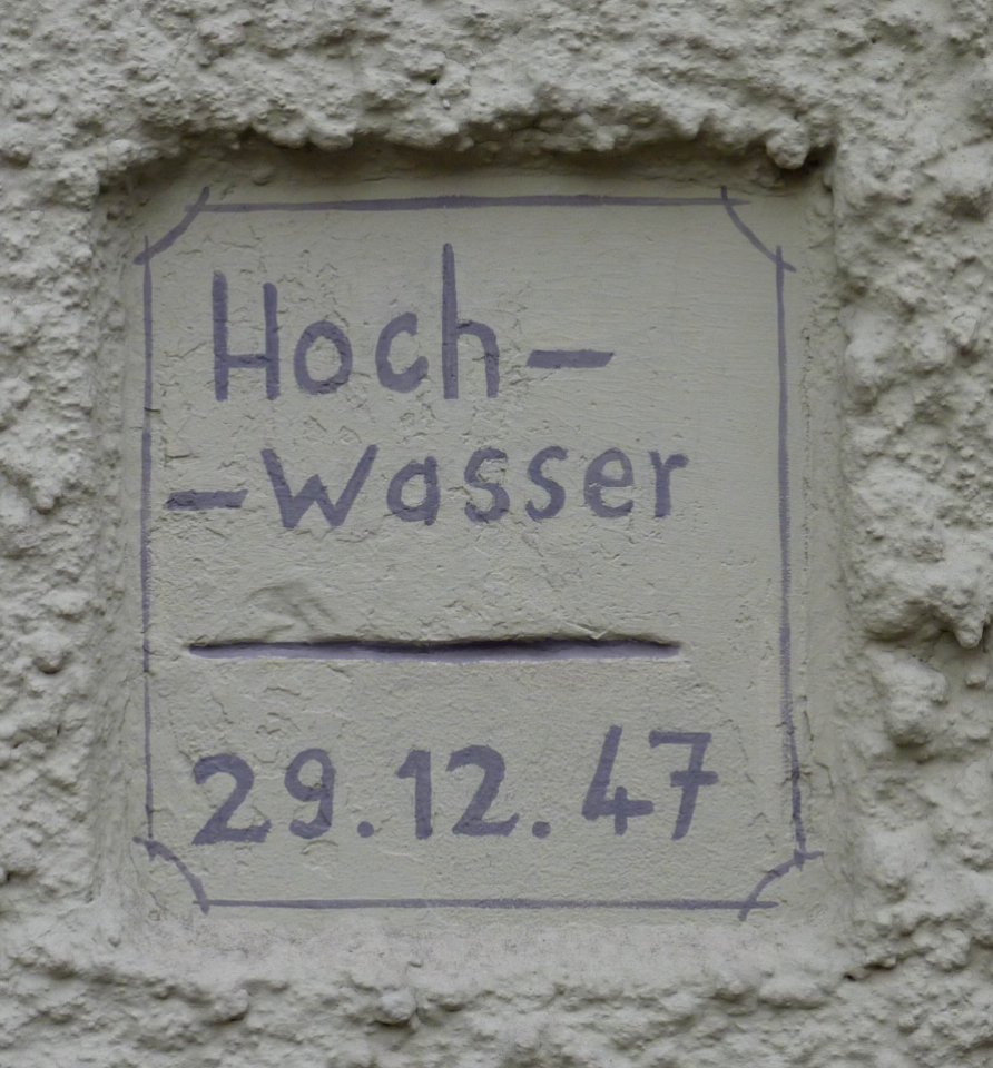 Altensteig Hochwassermarke