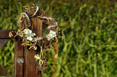 Decoration natural material arrangement
