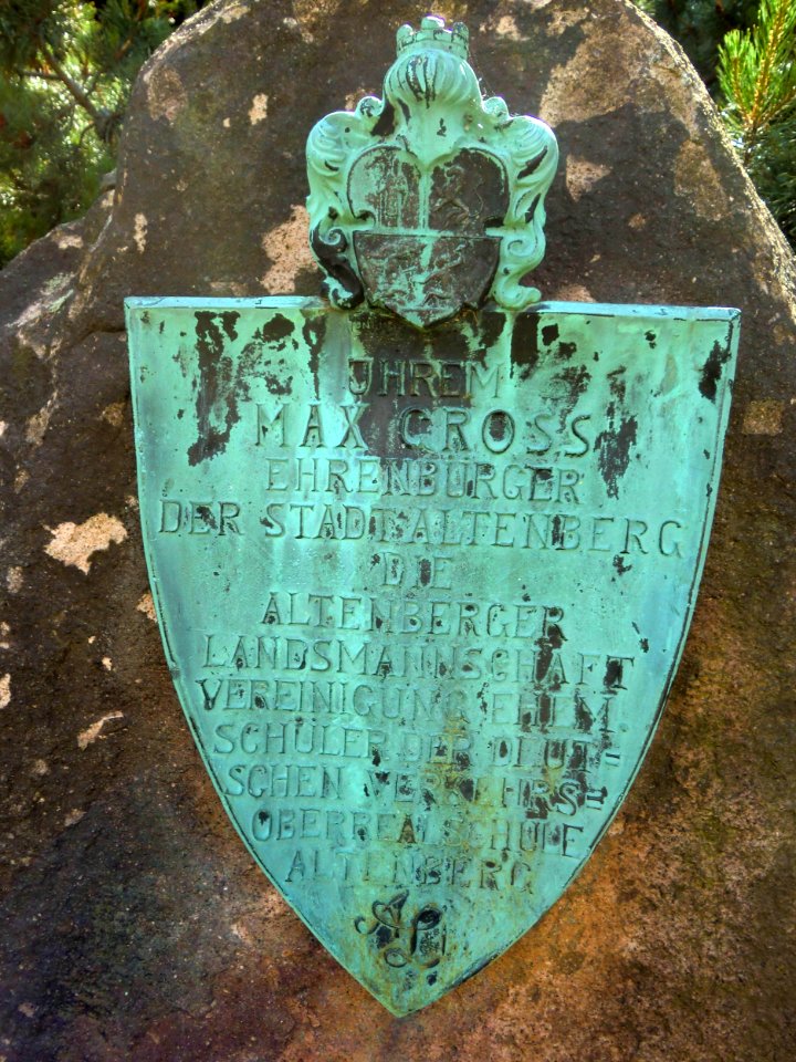 Altenberg Denkmal-Max Gross01