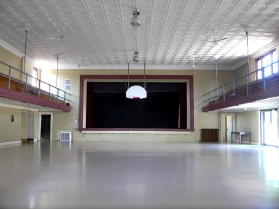 Alma, Nebraska auditorium interior facing W 1