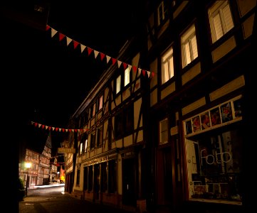 Alsfeld, Mainzer Gasse 23, Nachts