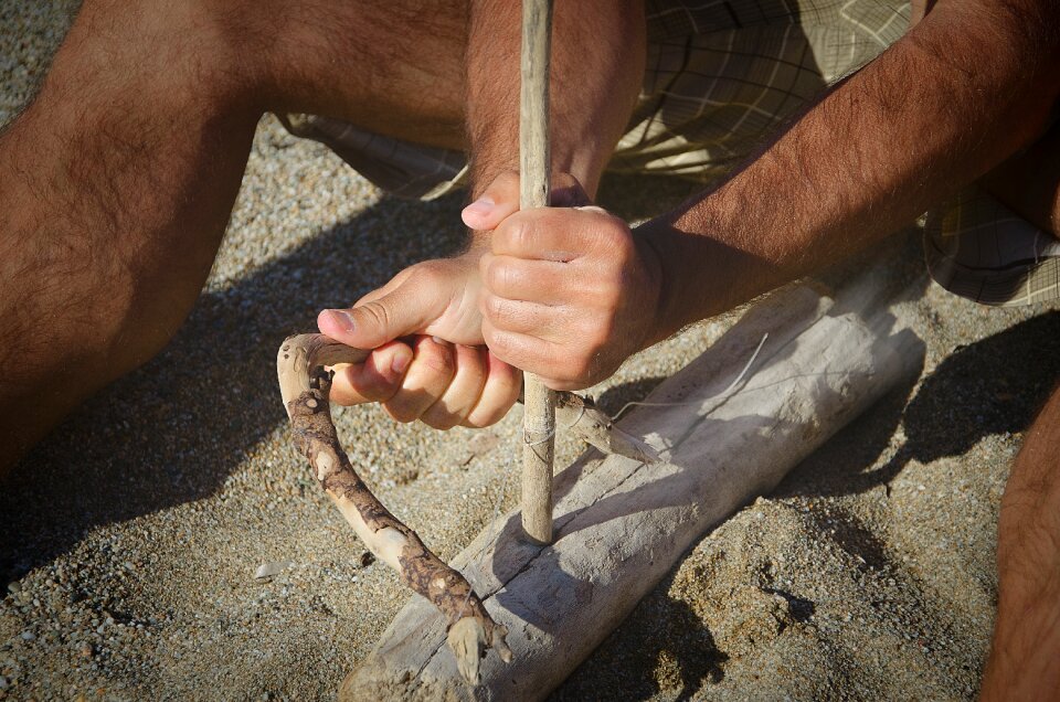 Neanderthals outdoor survival