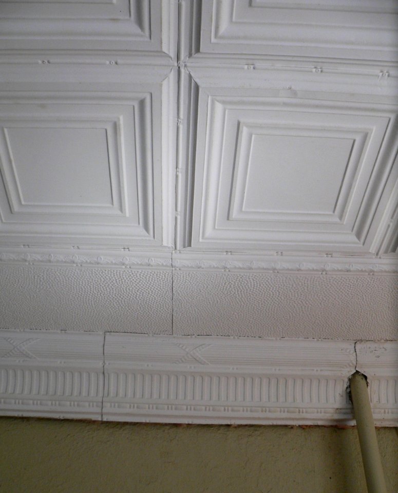 Alma, Nebraska auditorium interior ceiling N side