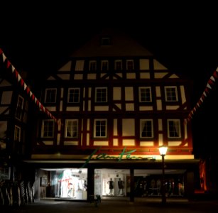 Alsfeld, Mainzer Gasse 11, Nachts photo
