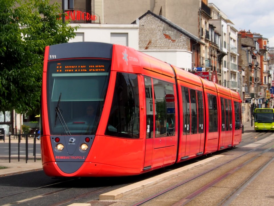 Alstom tram Reimsmetropole car 111