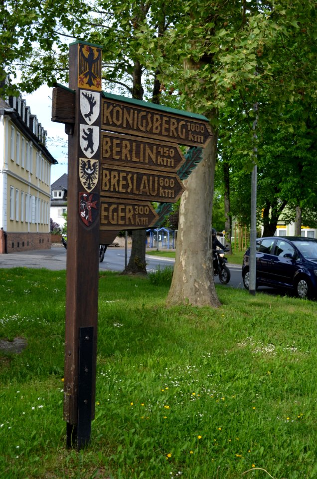 Alsfeld, Wegweiser ostdeutsche Städte