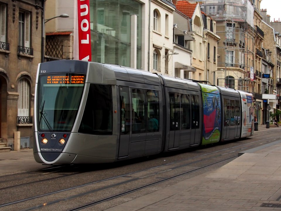 Alstom tram Reimsmetropole car 117