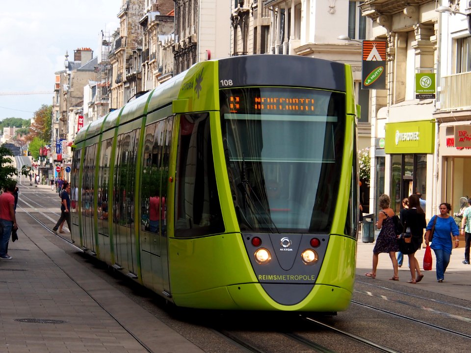 Alstom tram Reimsmetropole car 108