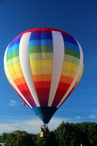 Hot air balloon sky flying