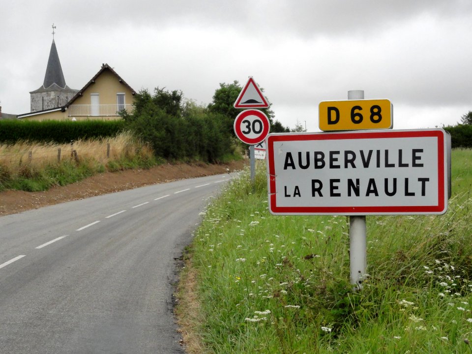 Auberville-la-Renault (Seine-Mar.) entrée