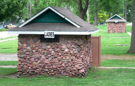 Auburn, NE Legion Park restrooms 1