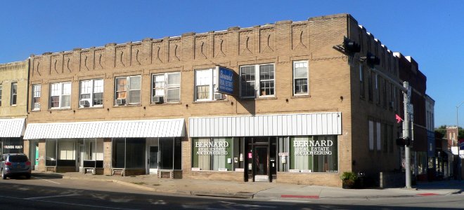Auburn, Nebraska 1202-1204-1206 J Street from ENE 1