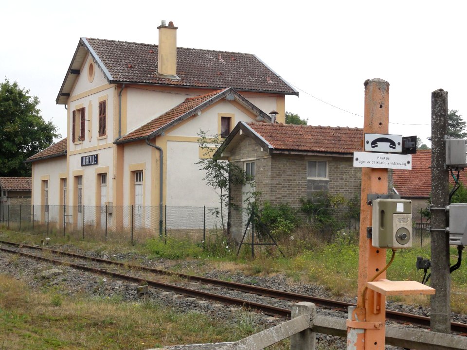 Aubréville (Meuse) la gare