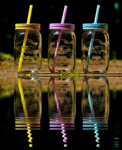 Water color straw photo