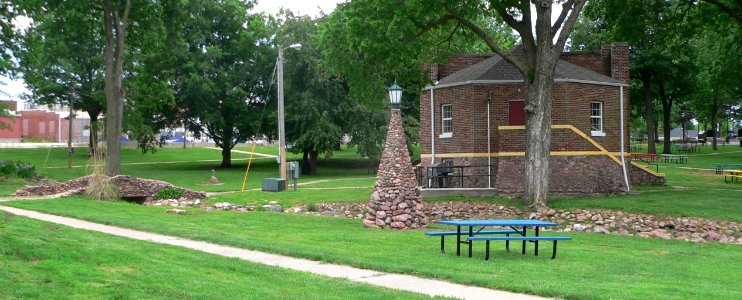 Auburn, NE Legion Park behind-bandstand 1