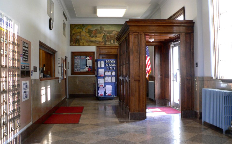 Auburn, Nebraska post office interior 1