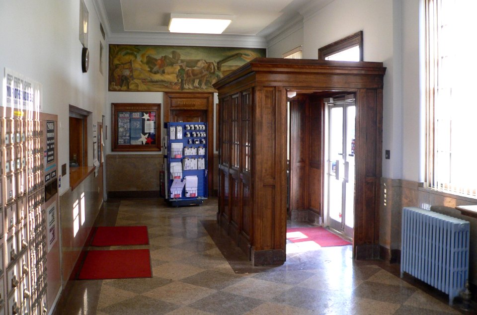 Auburn, Nebraska post office interior 2