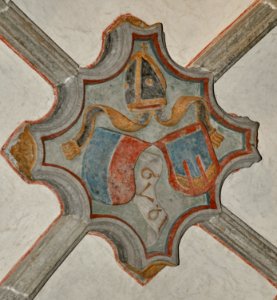 Augsburg Domkreuzgang Westflügel Joch4 Schlussstein