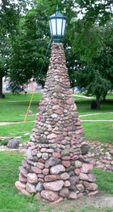 Auburn, NE Legion Park lamp 1